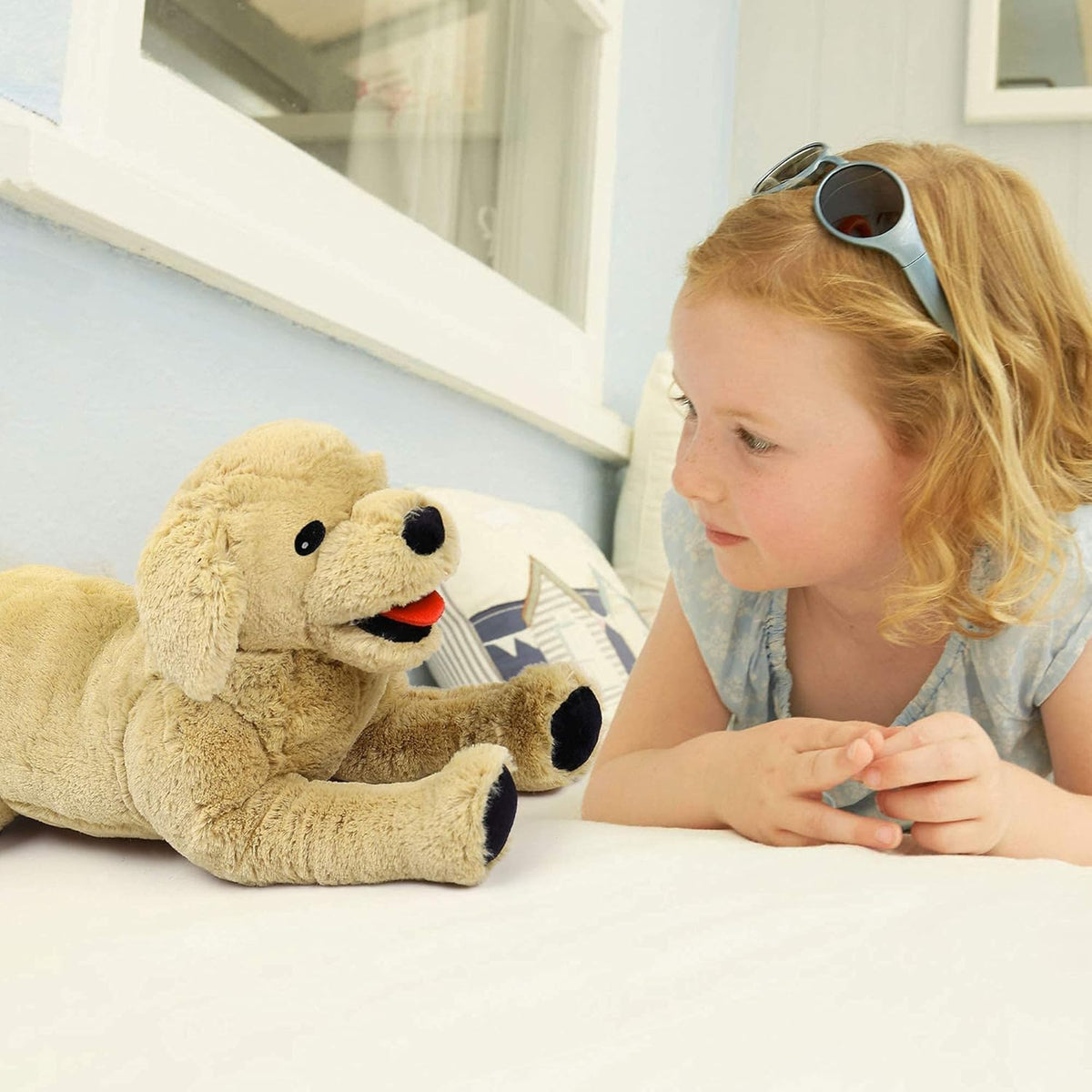 Golden Retriever Kuscheltier 53cm - Weicher Plüsch Hund Stofftier kuschelig Geschenk Kinder